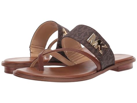 michael michael kors women's harvey sandals|Michael Kors sandals flat.